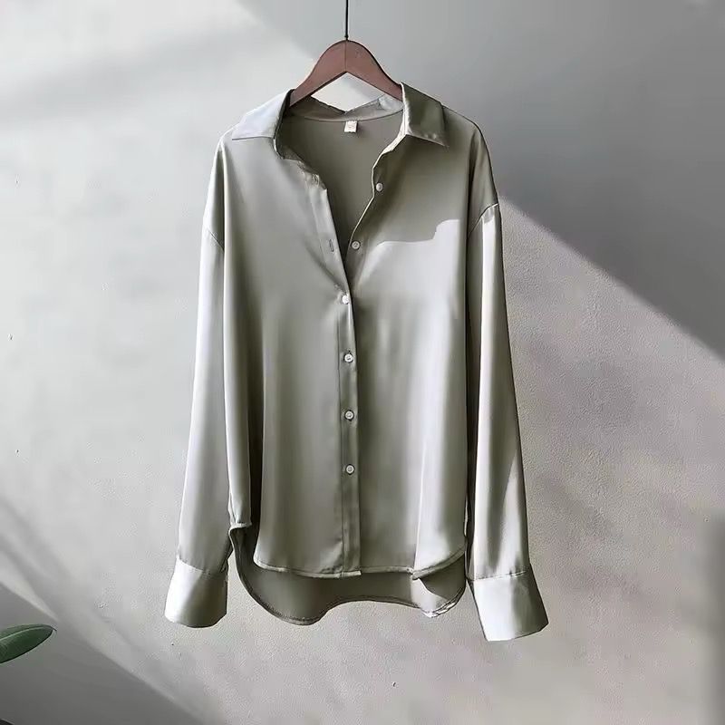 Cotton Satin Shirt