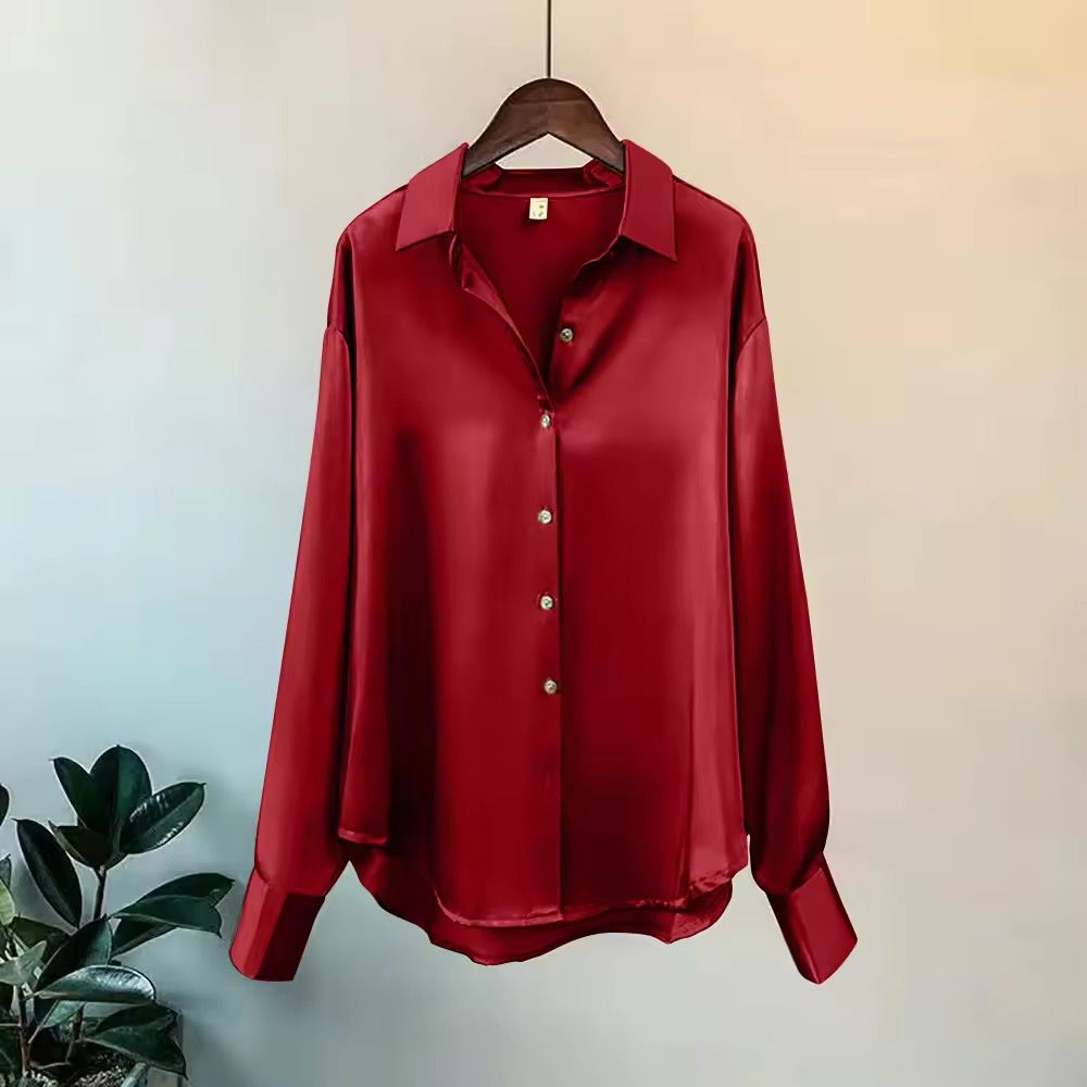 Cotton Satin Shirt