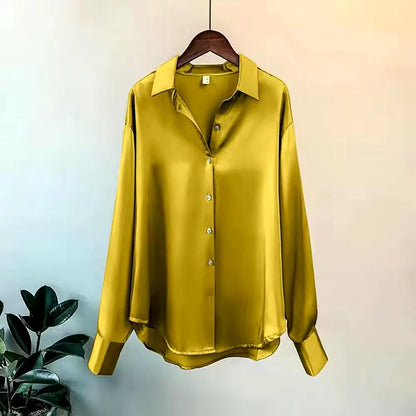 Cotton Satin Shirt