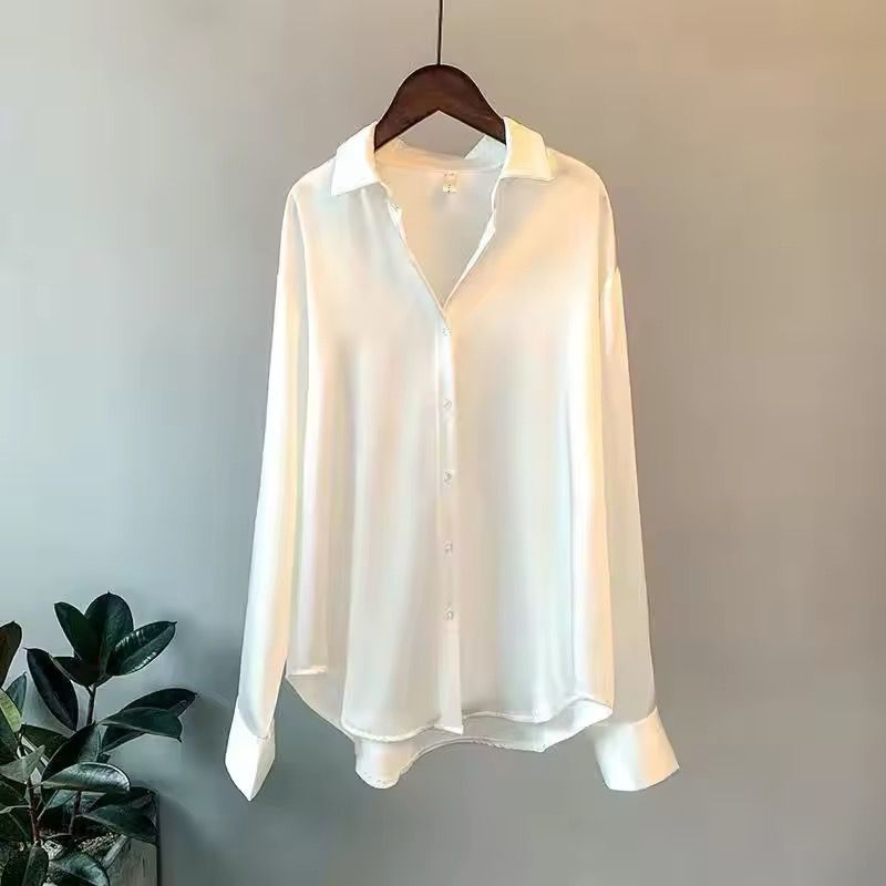 Cotton Satin Shirt