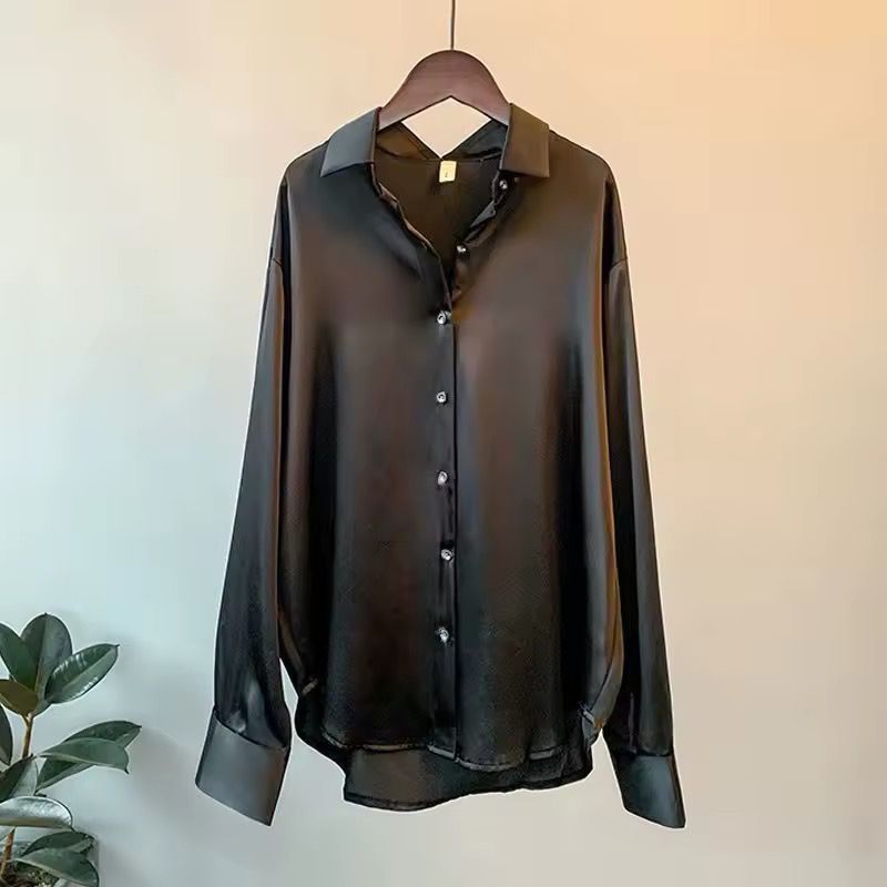 Cotton Satin Shirt