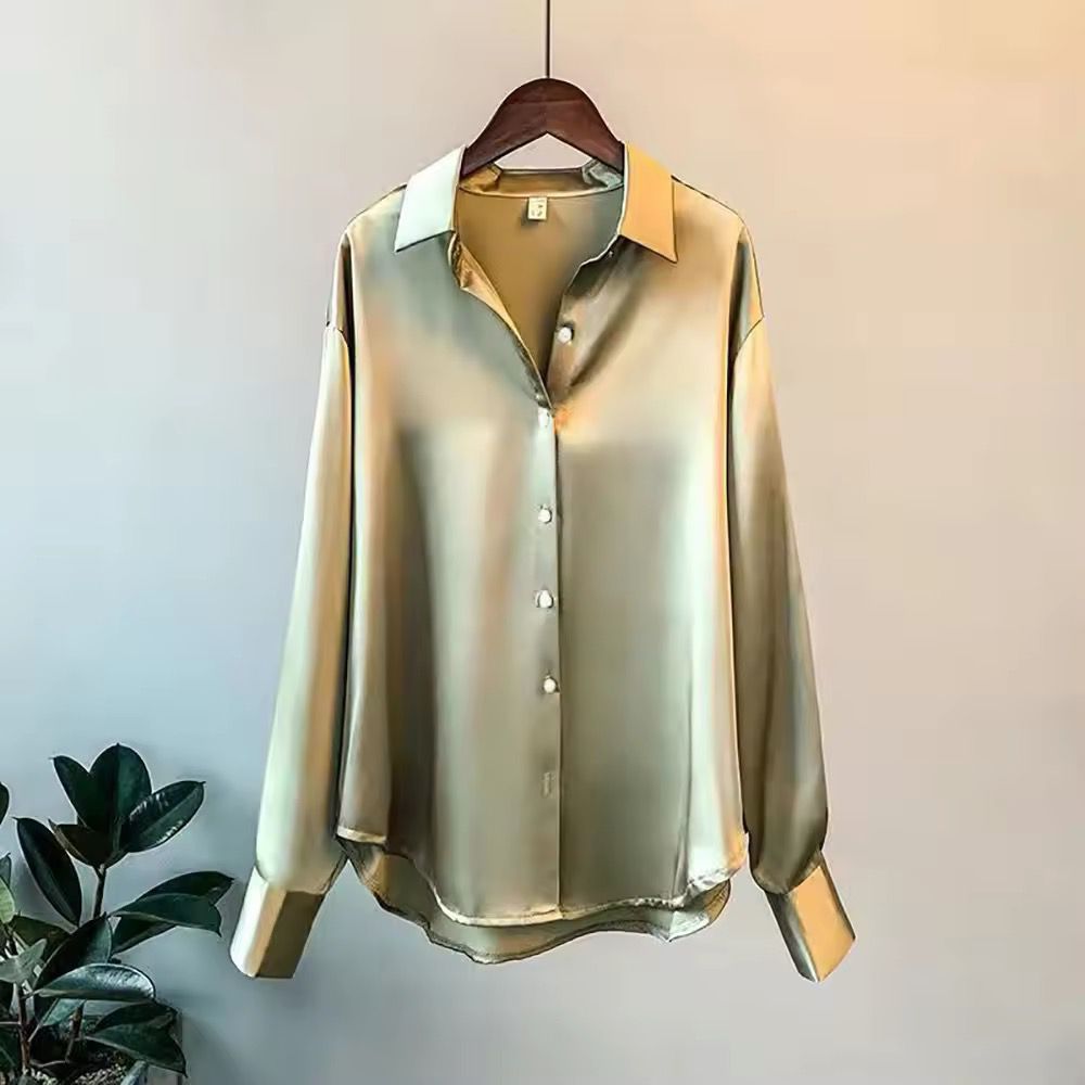 Cotton Satin Shirt