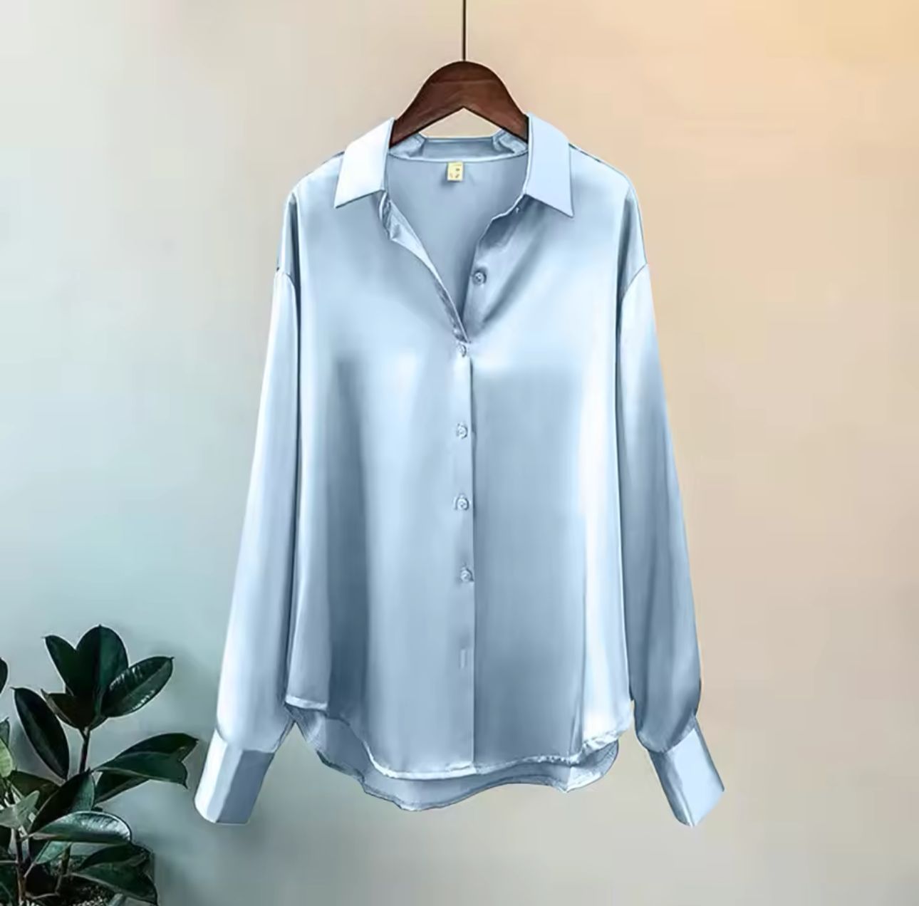 Cotton Satin Shirt