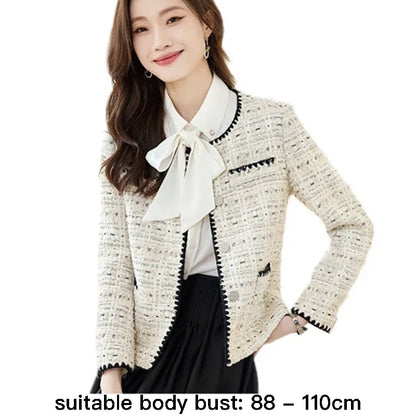 High quality wool blend blazer for women