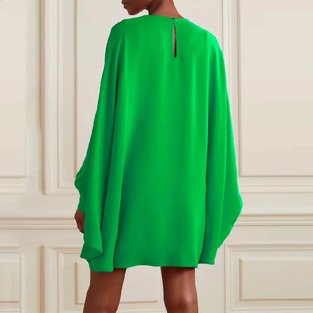 Autumn Fashion Female Green Dress