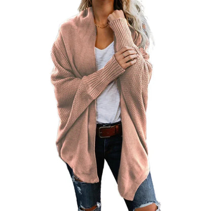 Winter knitted Solid Cardigan