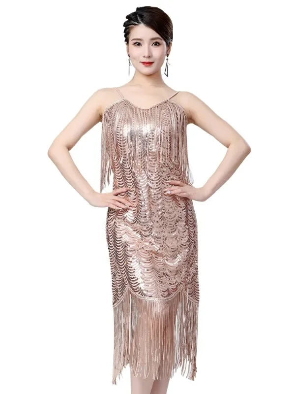 Fashion Clothes Sequin Streetwear Vintage Elegant Sexy Dress