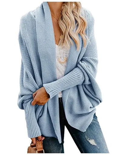 Winter knitted Solid Cardigan