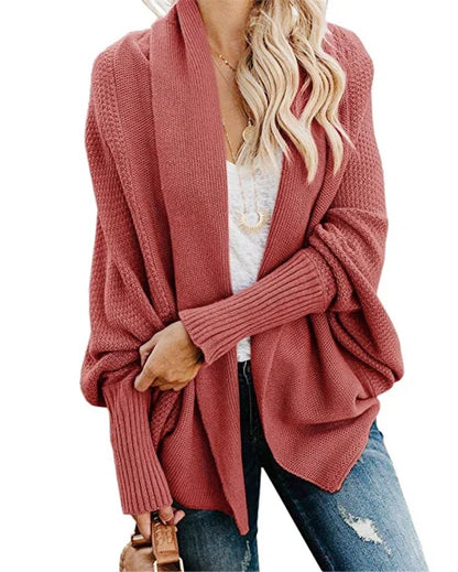 Winter knitted Solid Cardigan