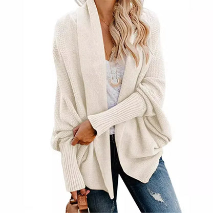 Winter knitted Solid Cardigan